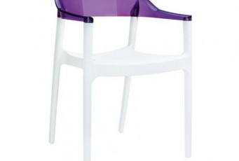 Кресло Siesta Contract Carmen Цвет: белый, фиолетовый