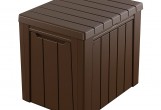 Ящик для хранения с крышкой Keter Urban 113 л коричневый