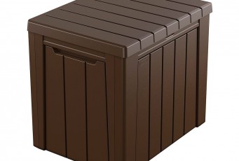 Ящик для хранения с крышкой Keter Urban 113 л коричневый