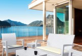 Столик плетеный Siesta Contract Miami Lounge для шезлонга GT 1009 Цвет: белый