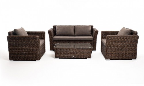 Комплект садовой мебели 4SIS Капучино Сингл (гиацинт) Цвет: коричневый