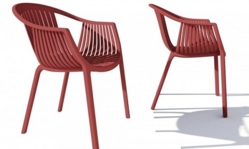 Кресло Pedrali Tatami Цвет: красный