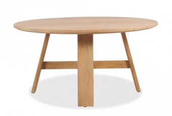 Обеденный стол из тика Joygarden Octa 150 см круглый