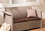 Диван Keter Toledo Love Seat капучино