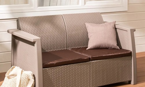 Диван Keter Toledo Love Seat капучино