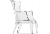 Кресло Pedrali Pasha Цвет: белый прозрачный