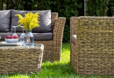 Комплект садовой мебели 4SIS Капучино (гиацинт) Цвет: соломенный