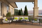 Лаунж зона Ideal Patio Verita Цвет: белый, карбон