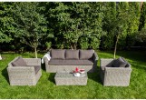Комплект садовой мебели 4SIS Капучино (гиацинт) Цвет: графит