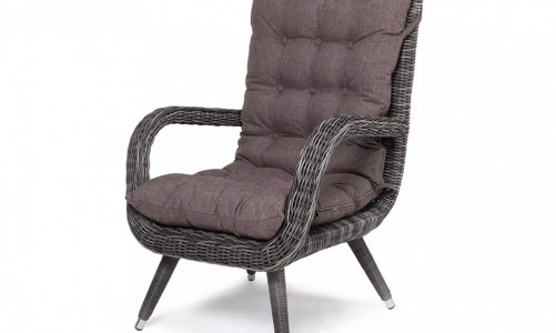 Кресло 4SIS Толедо с подушками Цвет: графит