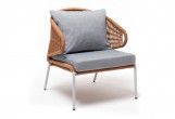Кресло 4SIS Милан Цвет: светло-серый RAL7035, оранжевый меланж, светло-серый