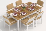 Обеденная группа Ideal Patio Tella Bonta 180 Цвет: белый, бежевый