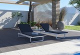 Шезлонг Ideal Patio Letto Цвет: белый, антрацит