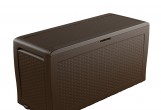 Ящик для хранения с крышкой Keter Samoa Rattan 270 л коричневый