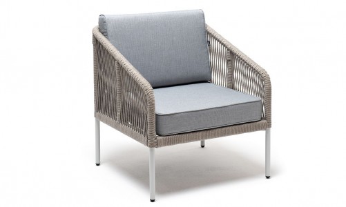 Кресло 4SIS Канны Цвет: светло-серый RAL7035, серый меланж, светло-серый