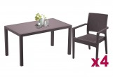 Комплект мебели Siesta Contract Orlando 140 Ibiza Цвет: коричневый