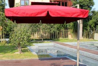 Садовый зонт Sun Umbrella 3x3 Red