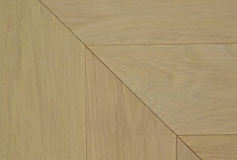 Паркет Ёлка Pattern Parquet Дуб Слоновая кость 545x112x15 мм