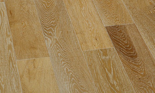 Массивная доска Magestik Floor Magestik Floor Дуб Дуб Беленый (браш) 400-1800х150х18 мм