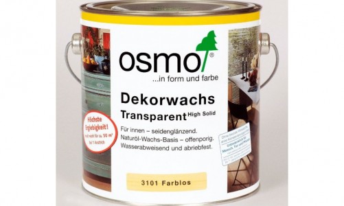 Цветное масло для внутренних работ «OSMO Dekorwachs Transparent» серо-голубое 0.75л