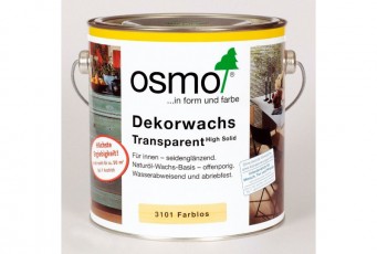 Цветное масло для внутренних работ «OSMO Dekorwachs Transparent» белое 0.75л