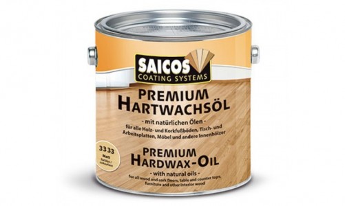 Масло с твердым воском без изменения цвета древесины «Saicos Premium Hartwachsol - Pur» матовое 0.125л
