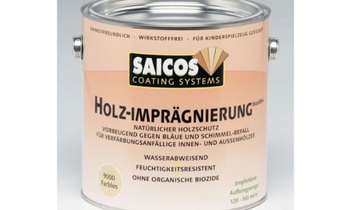 Пропитка древесины для влажных помещений «Saicos Holz-Impragnierung biozidfrei» 2.5л