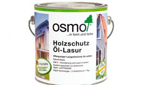 Защитное масло-лазурь для наружных работ OSMO Holzschutz Ol-Lasur пиния 2.5л