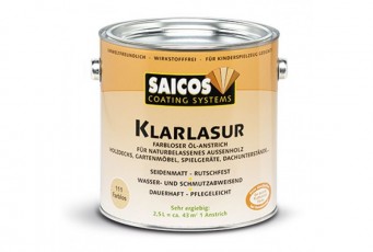 Бесцветная масляная лазурь SAICOS Klarlazur 0.75л