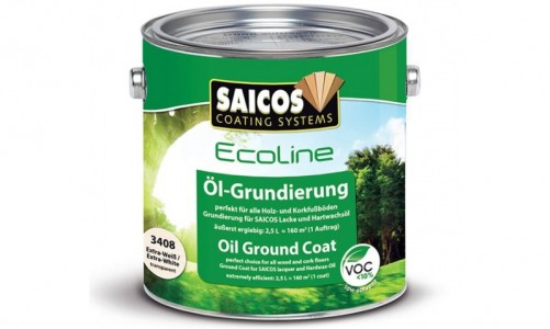 Масляная грунтовка «SAICOS Ecoline Ol-Grundierung» орех прозрачная 0.75л