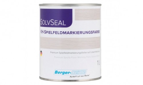 Однокомпонентная краска на основе растворителей для разметки спортивных залов «Berger KH-Spielfeldmarkierungsfarbe»
