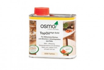 Масло с твердым воском для мебели и столешниц Osmo Top Oil бесцветное 0.5л