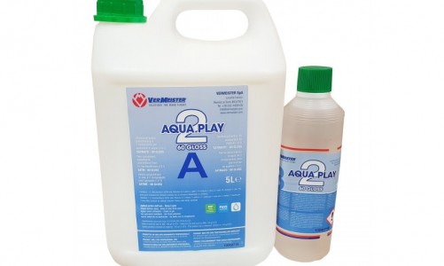 AQUA PLAY 2 Двухкомпонентный лак на водной основе 2K SAT 60 gloss 5,5 л