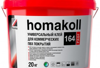 Клей для коммерческих напольных покрытий HOMAKOLL 164  Proff (20 кг)