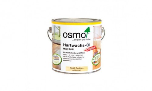 Масло с твердым воском OSMO Hartwachs-Ol Original полуматовое 2.5л