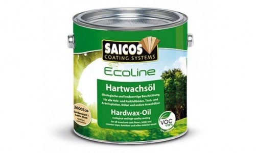 Масло с твердым воском «Saicos Ecoline Hartwachsol» шелковисто-матовый 0.75л