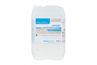Двухкомпонентный полиуретановый лак на водной основе для спортивных залов «Berger Aqua-Seal 2KPU Sport» 5,5л