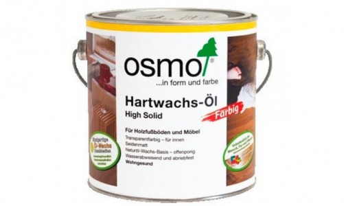 Цветное масло с твердым воском OSMO Hartwachs-Ol Farbig терра 0.75л